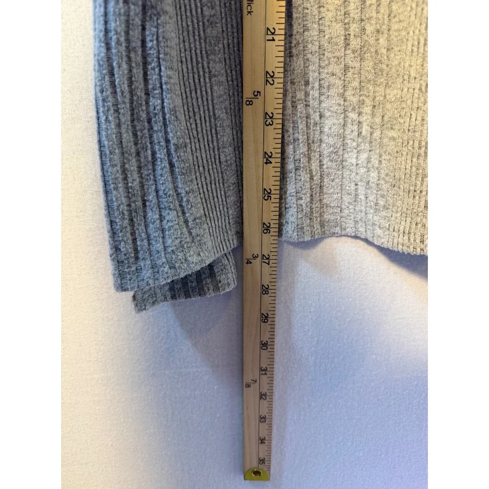 SHEIN Kids‎ Girls Grey Ribbed Open Front Cardigan Sweater Size 7Y JIT7906705